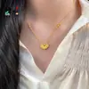 Sand Hollow Vietnamita Doble Pez Koi Paz y Buena Fortuna Collar Bolsa con Cierre Colgante de Loto Venta Directa de Fábrica Venta al por Mayor