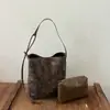 Bolsa de antebraço feminina, novo estilo 2026, moderna, de alta qualidade, retrô, bolsa de ombro para o dia a dia, bolsa tote de grande capacidade, bolsa transversal