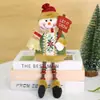 Decoraciones Navideñas Transfronterizas Figuras Telescópicas Retro Adornos para Escaparates Papá Noel Muñecos de Pie de Muñeco de Nieve