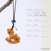Talla de sándalo verde del Año del Caballo de la Suerte, colgante para cadena de teléfono "Hazte Rico Pronto", unidad USB "Consigue Dinero Pronto", decoración para bolso y llaves