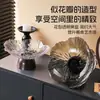 Luxo Leve Estilo Francês Vintage High-End Bandeja de Frutas para Mesa de Centro da Sala de Estar, Prato de Exibição para Frutas Secas e Lanches, Bandeja de Decoração de Casa High-End