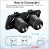 ONEGOL cargador dual USB3.1A para corte de coche en stock e instrumento de visualización de voltímetro digital 12V-24V