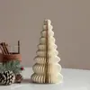 Árbol de Navidad de Papel Transfronterizo Adornos de Oficina Adornos de Escritorio para el Hogar Árbol de Navidad Set de Decoración Navideña Navidad