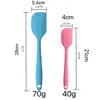 Espátula de Silicona Resistente a Altas Temperaturas de la FDA en Stock, Tamaños Grande y Pequeño, Raspador de Pasteles de Cocina, Espátula de Silicona Integrada, Herramienta para Hornear