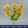 Ramo de Flores Artificiales de Girasol para Decoración de Escena de Boda, Manojos de Girasoles, Girasoles para Decoración del Hogar, Flores para Danza Infantil