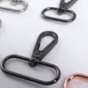 Al por mayor En stock Hebilla de Gancho Anillo de Cola Ovalada Ferretería Accesorios para Ropa Bolsas Hebilla de Metal DIY Accesorios Hebilla de Placa de Aleación de Zinc