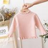 [En stock, ropa para niños, suéter para niños y niñas, camisa básica que combina con todo, suéter para bebé, suéter grueso, ropa de otoño e invierno para niños, nuevo]