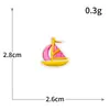 Serie de Barcos de Vela Bordado por Computadora Pegatinas de Tela Bordadas Comercio Exterior Transfronterizo Ropa Pegatinas Decorativas Parche para Agujeros DIY