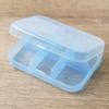 Venta al por mayor de fábrica Caja de pastillas portátil Caja de PP Caja de pastillas dividida para 7 días para el hogar Caja sellada sin olor Caja de pastillas transparente portátil