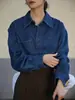 Camisa de Mezclilla para Mujer, Nuevo Estilo Primavera y Otoño, Blusa Elegante para Figuras Pequeñas, Ropa para Superponer, Top Chic Francés, Chaqueta