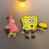 Imanes Giratorios para Refrigerador de Bob Esponja y Patricio Estrella, Sr. Decoraciones para Muebles, Coleccionables y Regalos Temáticos de Krabs de Xiaohongshu