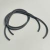 Tira de Espuma de Silicona Resistente a Altas Temperaturas de 1/2/3/4-40mm Sellado Esponja Negra Tira Redonda Antideslizante Impermeable Tira Insonorizada