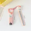Cortauñas de Gatito Lindo de Dibujos Animados Lima de Uñas Portátil Set de Cortauñas Tijeras de Uñas de Alto Valor Femenino Venta al por Mayor