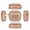 Adhesivo taladrado chapado flash taladro de cristal para funda protectora de Airpods Pro Apple 1/2/3 generación protección de auriculares Bluetooth