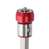 Boquilla de llenado de lote fuerte anillo magnético cabeza de lote más anillo magnético broca de destornillador de metal más posicionador magnético anillo magnético universal manguito de acero