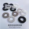 Cordón para Teléfono de 3.8 cm, Goma para el Cabello, Banda de Goma Transparente, Diadema, Joyería, Yiwu, Venta al por Mayor de Accesorios para la Cabeza, Comercio Exterior Transfronterizo
