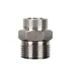 Pistola de água para lavadora de alta pressão de carro adaptador 55/58 14/18 giro diâmetro variável tubo de arame de aço todo cobre 360 interno 22 externo rosca