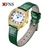 Reloj Explosiones Transfronterizas Nuevo de O'Fannie con Diamantes Escala Romana Reloj de Cuarzo para Mujer Reloj Impermeable para Mujer