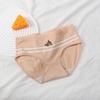 En stock Ropa Interior Japonesa de Algodón Transpirable con Entrepierna Cómoda de Cintura Media Cadera para Niña con Estampado