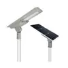 Luz de Rua Solar Integrada de Alto Brilho 170Lm/W para Exterior com Sensor de Radar, Instalação 3-6m