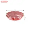 Prato de Frutas Comercial com Acabamento de Luxo, Prato de Plástico Leve de Luxo para Mesa de Centro de Sala de Estar, Prato de Petiscos, Bandeja de Frutas de Grau Alimentício