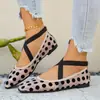 Comercio electrónico transfronterizo, talla grande, nueva colección de verano 2026: Zapatos casuales y cómodos para mujer sin cordones con suela suave y tiras cruzadas