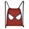 Nueva Bolsa de Almacenamiento Cruzada de Poliéster con Cordón de Marvel Spider-Man Mochila con Cordón de Gran Capacidad Fabricante Venta al por Mayor
