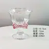 Copo Alto de Vidro Estilo Vintage de Alto Padrão com Laço, Design Criativo de Nicho, Taça de Vinho Ligeiramente Inclinada, Taça de Champanhe, Taça de Coquetel