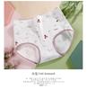 Algodón Cintura Alta Contracción Abdominal Ropa Interior Estampada Algodón Ropa Interior para Mujer Algodón Levantamiento de Cadera Calzones Venta al por Mayor de Fábrica