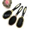 Ventas Directas de Fábrica Galvanoplastia Plating UV Peine Alisador de Cabello Peine para el Cabello Peine con Cojín de Aire Peine de Masaje Peine para Cabello Rizado Peine con Espejo Peine