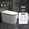 Inodoro Inteligente para Uso Doméstico, Tamaño Grande 70cm, Longitud Extendida, Líquido de Burbujas Controlado por Voz Automático, Antisalpicaduras, Asiento de Inodoro Inteligente Integrado