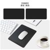 Mouse Pad tamanho pequeno Couro PU Tapete de Mesa Tapete para Mesa de Escritório para Notebook Couro Dupla Face Cor Sólida Simples de Personalizar