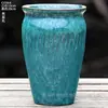 Maceta de Flor Carnosa Pila Vieja Cerámica Exterior Patio Hogar Maceta Alta Precio Especial Liquidación Mago Balcón Acantilado Pila Vieja 46