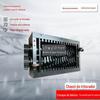 Resíduos industriais de metal plástico único triturador de eixo duplo chassis triturador de plástico resíduos acessórios faca caixa Nanjing
