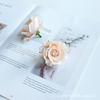 Nuevas Cabezas de Rosa Simuladas de Aspecto Elevado, Accesorios de Flores Artificiales, Decoración de Escena de Boda, Ramillete, Ropa y Materiales para Manualidades