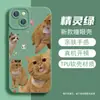 Item popular de comércio exterior: Capa Protetora de Silicone Laranja com Tema de Animal de Estimação Divertido e Fofo para Apple 16Pm, Capa de Celular Fofa para iPhone 17