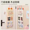 Bolsa Colgante de Almacenamiento para Accesorios de Cabello Hechos a Mano Estante para Pasadores de Cabello, Pasadores, Pinzas, Joyas Montado en Pared Gran Capacidad Fieltro para Ligas de Cabello, Pasadores de Cabello