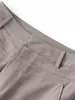 Ls OrderCamel-Color Diseño Elegante Falda Larga Recta de Lana con Abertura Frontal, Falda Midi Elegante para el Trabajo