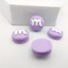 Cor de macaron M Feijão brincadeira de comida feijão resina acessórios diy cola de creme capa de celular presilha de cabelo caixa de armazenamento material