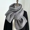 Bufanda para Mujer en Invierno, Versátil y Cálida, Protector de Cuello para Pareja Estudiante, Lana Tejida Imitación Cachemir, Bufanda para Niñas, Gama Alta para Hombres