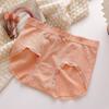 Bonito C400 Creme Urso Jacquard sem costura 50 Modal Bag Hip Skin-Friendly Cute Menina Mid-Waist Underwear