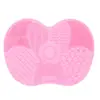 Almohadilla de lavado tabla de lavado artefacto de limpieza de brochas de maquillaje almohadilla de limpieza con ventosa limpiador de silicona herramienta para brochas de maquillaje
