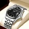 Auténtico de Moda Tendencia Acero Correa Hombres Calendario Impermeable Correa Reloj Reloj Taobao Aliexpress Modelo Más Vendido