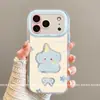 Adequado para Capa de Celular Apple 17 Anti-Queda Silicone Iphone17Promax Nova Capa de Celular Elegante Elefantinho Fofo