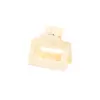 Pinza para el pelo cuadrada esmerilada geométrica transfronteriza pequeña de 4 cm, pinza de tiburón para media coleta, pinza superior, pasador simple, accesorio para el pelo