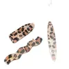 Pinza para el Cabello con Flequillo de Lazo Estampado de Leopardo Linda Elegante Moderna Niña Pinza Lateral Pinza Bb Tocado Accesorios para el Cabello Accesorios DIY