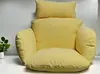 Cojín para Cesta Colgante Individual de Interior, Cojín para Silla Colgante, Cojín para Mecedora, Cojín de Algodón para Silla Columpio, Engrosado, Extraíble y Lavable