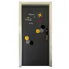 Adesivo de porta Decoração com adesivo de feltro Porta de entrada Feltro fofo Renovações da comunidade Adesivo de porta anti-colisão Uso doméstico Ou Chuang Decoração autoadesiva