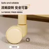 Carro Giratorio Estilo Crema Dopamina Taburete Bajo Rodillo Taburete Bajo Taburete Móvil Silla Andador Minimalista Moderno Silencioso