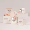 Venta Directa de Fábrica Tarro para Mascarilla Capilar Boca Ancha Tarro para Exfoliante de Sal Marina Tapa Curva Tarro Sellado de PET Tarro de Plástico para Crema Fría